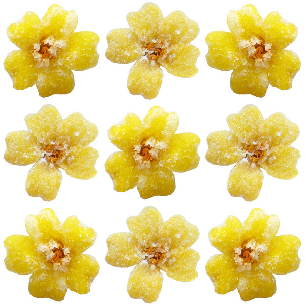 Crystallized Marigold Yellow Larger $20 CAD 12 pcs 1