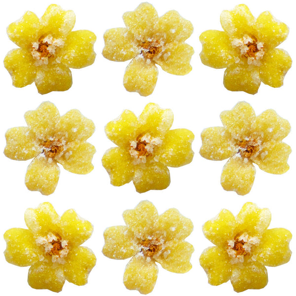 Crystallized Marigold Yellow Larger $20 CAD 12 pcs 1