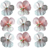 Geranium Pastel Mix Flowers + Stems 36 pcs $20.95 CAD