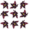 Columbine Flowers Dark Purple 12 pcs #313 $11.5 CAD