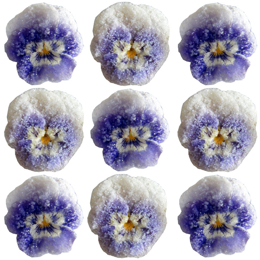 Crystallized Violets White And Purple Face $20.25 CAD 12 pcs 1