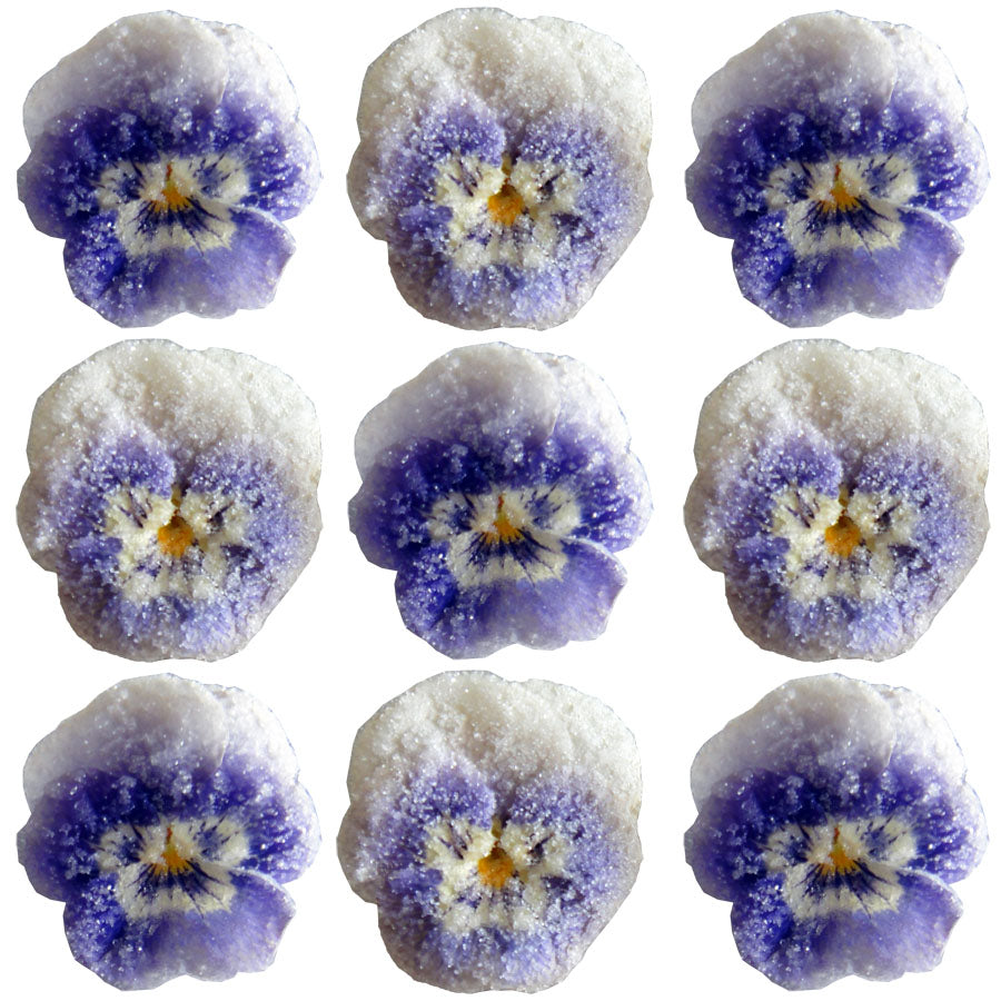 Crystallized Violets White And Purple Face $30 CAD 20 pcs 1
