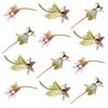Summer Seasonal Milkweed Micro Flower Sprigs Mauve 48 pcs $8.25 CAD
